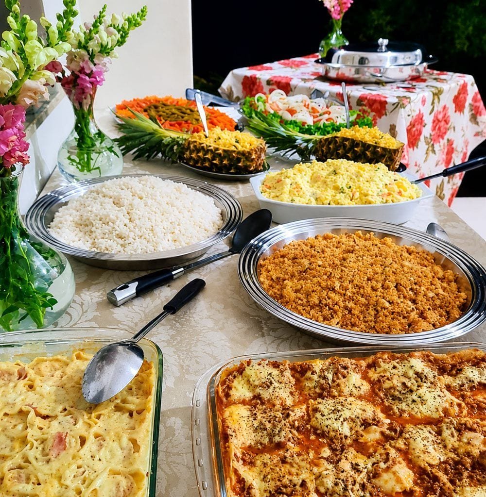 Buffet de refeições da Pousada São José